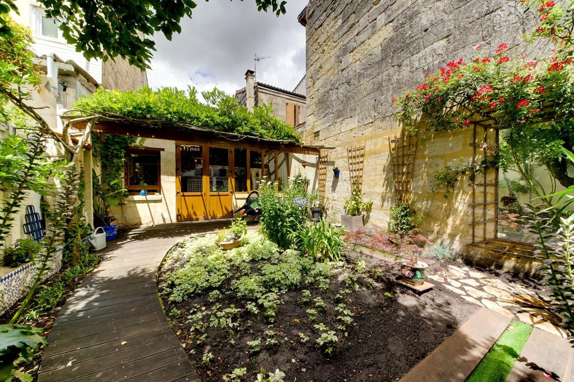 Superbe Maison En Pierre Bordelaise Burdeos Exterior foto